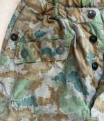 DDR NVA Feldhose Tarnhose Blumentarn Flecktarn Flächentarn Gr. 3 1963