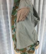 DDR NVA Feldjacke Tarnjacke Blumentarn Flecktarn Flächentarn Gr k48 1966