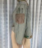 DDR NVA Feldjacke Tarnjacke Blumentarn Flecktarn Flächentarn Gr k48 1966