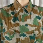 DDR NVA Feldjacke Tarnjacke Blumentarn Flecktarn Flächentarn Gr k48 1966