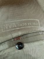 DDR NVA Uniformjacke Offizier Artillerie Gr. 23 1962 schwarzer Kragen