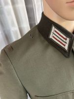 DDR NVA Uniformjacke Offizier Artillerie Gr. 23 1962 schwarzer Kragen
