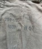 DDR NVA FDU Felddienst Hose Strichtarn 1967 Gr. m48