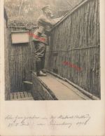 Fotokarte 1.WK deutsche Soldaten Gasmaske Schützengraben Dünaburg Ostfront