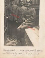 Fotokarte 1.WK deutsche Soldaten Schulterklappe 3 Ingolstadt