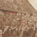 Fotokarte 1.WK deutsche Soldaten 3.MGK des Inf.-Regt.361 in Polen