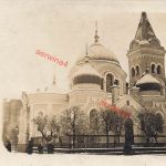Foto-AK 1.WK deutsche Soldaten Landst.Pionier Komp. XII Kirche Mittau Lettland