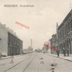 AK 1.WK Kortrijkstraat in BISSEGHEM Kortrijk Flandern Belgien 1917