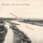 AK 1.WK BISSEGHEM Kortrijk mit Fluß Leie Flandern Belgien 1917