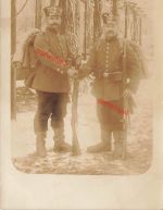 Foto-AK 1.WK Landsturm Soldaten in voller Ausrüstung Zittau