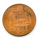 DDR Medaille 25 Jahre DDR VEB Schraubenkombinat