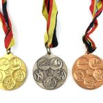 DDR 3 Medaillen GST Bezirksmeisterschaft Leipzig Gold, Silber, Bronze