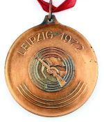 DDR Medaille V. Bezirksspartakiade Leipzig 1972 Halsband