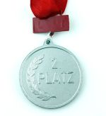DDR Medaille Deutsches Rotes Kreuz 1972 Silber 2. Platz Halsband