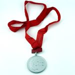 DDR Medaille Deutsches Rotes Kreuz 1972 Silber 2. Platz Halsband