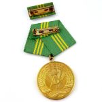 DDR Medaille treue Dienste in den Bewaffneten Organen des MdI in Gold 141c