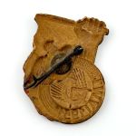 DDR Abzeichen 1. Mai 1951 Fahne Friedenstaube Fünfjahrplan Pappe