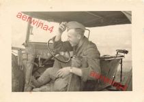 Deutscher Soldat im Kübelwagen Wanderer Stalino Ukraine Ostfront