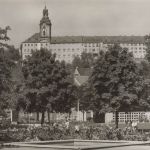 AK DDR Rudolstadt Wilhelm Pieck Platz Heidecksburg Thüringen Postkarte