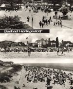 AK DDR Seebad Heringsdorf Konzertplatz Strand Kurpark Mecklenburg-Vorpommern