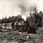 AK DDR Im Harz Brockenbahn Sachsen-Anhalt gelaufen Postkarte