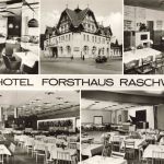 AK DDR Markkleeberg HO Hotel Forsthaus Raschwitz Innenansicht Mehrbild Sachsen