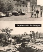 AK DDR Thale Berghotel Roßtreppe Sachsen-Anhalt Harz 1976 Postkarte