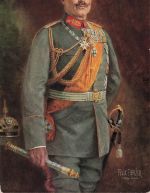 AK 1.WK Kaiser Felix Ehrlich Uniform Orden Pickelhaube Patriotika 1915