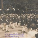 AK Leipzig T.V. Eintracht Dortmund Festzug 12. Deutsche Turnfest 1913 Postkarte