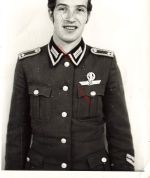 DDR NVA GT Foto Portrait Unteroffizier Feldwebel Leistungsabzeichen Grenztruppen