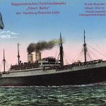 AK Doppelschrauben Trubinendampfer Albert Ballin Hamburg-Amerika-Linie