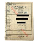 Kennkarte SBZ Plauen 1945 GSOV Einreise-Stempel UdSSR 1946 Sowjet Besatzungszone