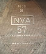 DDR NVA LaSK Schirmmütze für Offiziere der Landstreitkräfte 1981 Gr. 57