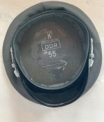 DDR NVA LaSK Schirmmütze für Offiziere der Landstreitkräfte 1970 Gr. 55 TGL