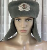 DDR NVA Wintermütze Pelzmütze 1974 Größe 59