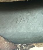 DDR NVA Stahlhelm Größe I 1957 3 Nieten