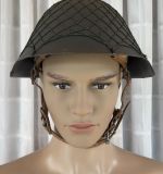 DDR NVA Stahlhelm mit Tarnnetz Größe II 1972