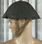 DDR NVA Stahlhelm mit Tarnnetz Größe II 1972