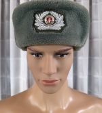 DDR NVA Wintermütze Pelzmütze Gestickt 1965 Größe 56 TGL