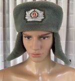 DDR NVA Wintermütze Pelzmütze Gestickt 1965 Größe 56 TGL
