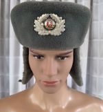 DDR NVA Wintermütze Pelzmütze 1973 Größe 56