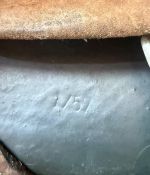 DDR NVA Stahlhelm Größe I 1957 3 Nieten