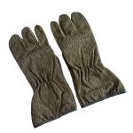 DDR NVA FDU Strichtarn 4-Finger-Handschuhe Größe 2