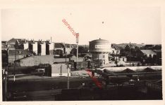 Blick auf den Wasserturm am Bahnhof St. Quentin Frankreich