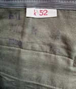 DDR NVA MfS Uniform Hose Offizier Ministerium für Staatssicherheit Gr. k52 1972