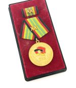 DDR NVA Medaille für treue Dienste in der Nationalen Volksarmee in Gold 20 Jahre