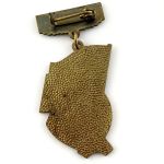 DDR Jubiläumsabzeichen SDAG Wismut Arbeitsjubiläum Uranerzbergbau in Gold