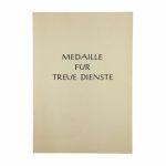DDR NVA Urkunde Medaille für treue Dienste in der NVA Silber 1978 Hauptfeldwebel