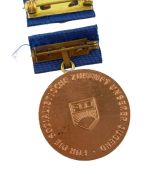 DDR FDJ Arthur-Becker-Medaille in Bronze im Etui Freie Deutsche Jugend