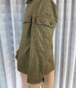 DDR NVA FDA Felddienst Jacke Strichtarn m48 1971